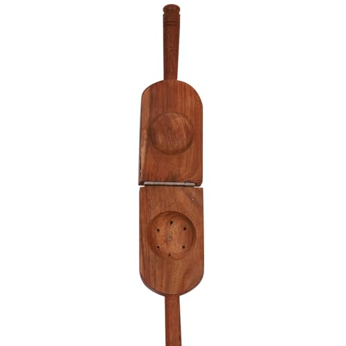 Image of HARI OM Wooden Lemon Squeezer, Heavy Duty Wood Lemon Hand Juicer Masher, Nimbu Nichodne Wala - Pack of 1