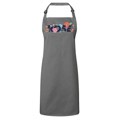 Tablier cuisine fleurs et amour du jardin au style minimaliste chic