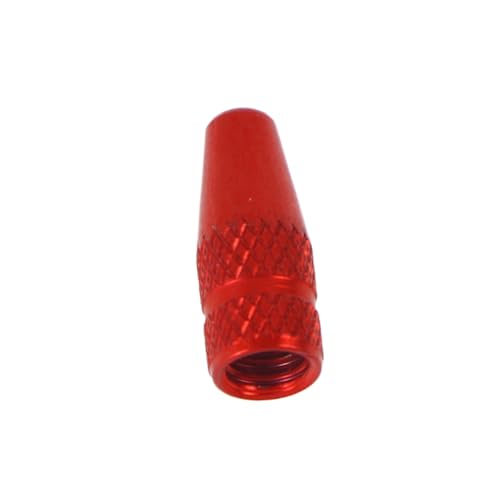 6 Pcs Tapones de Válvula para Bicicleta Rojos miniatura 3