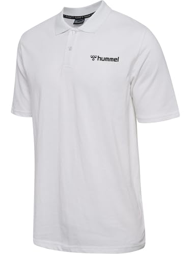 Polo Hummel Hmlmover haut mode homme en coton coupe droite manches courtes