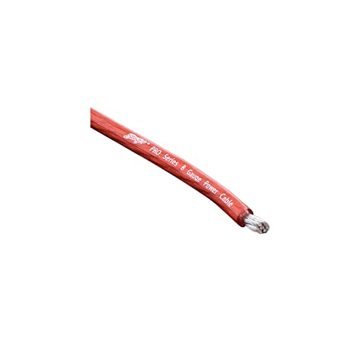 Stinger SPW18TR PRO 8 Gauge Power Wire 250-Feet (Red)