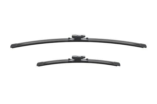 Image of BOSCH 3397014156 AeroTwin Wiper Blade Combo Pack - Set of 2 (26 inch & 16 inch) | Driver and Passenger Side Original Equipment Replacement Blades