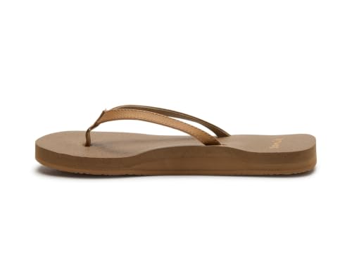 Image of Sanuk Yoga Joy Womens Flip Flops | Yoga Mat Footbed | Sandals for Women | Womens Yoga Sandals | Women's Beach Sandals