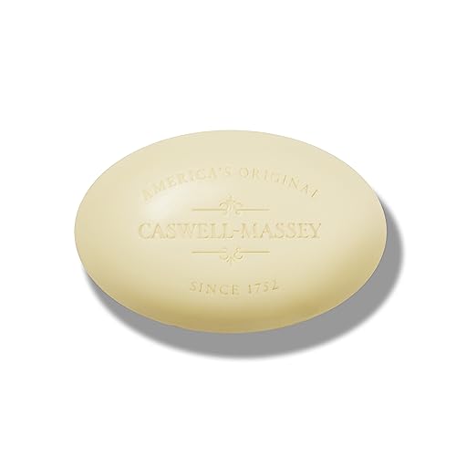 Caswell-Massey Triple Milled Number Six Three-Soap Set, Natural Bar Soap For Men & Women, Moisturizing Men’s Luxury Body & Face Soap, 5.8 Oz Soap Bars (3 Soap Set) #TOP4