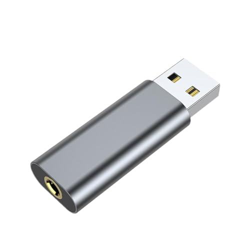 USB a audio hembra - Adaptador de audio USB a óptico de 3,5 mm