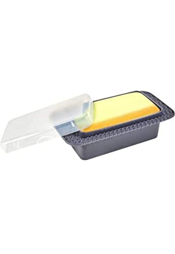 Image of SOFTLINE Butter Box with LID - for 500GM Butter, Brown