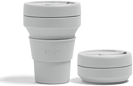 STOJO On-The-Go Collapsible Coffee Cup - 12oz / 355ml - Reusable ...
