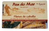 Pan do Mar. Filetes Caballa salsa mostaza Dijon ecológico 120 g