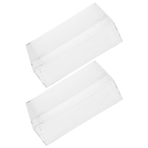 Funda antipolvo para ratón de acrílico transparente (paquete de 2 piezas) para oficina