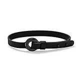 MVMT Circuit Leather Wrap Bracelet for Men, Medium (190MM), Leather, no gemstone