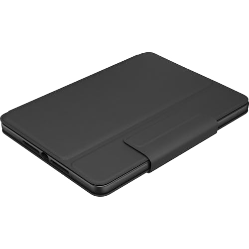 Logitech Rugged Folio pour iPad (7e, 8e et 9e générations) Étui clavier de protection, Clavier Allemand QWERTZ - Noir