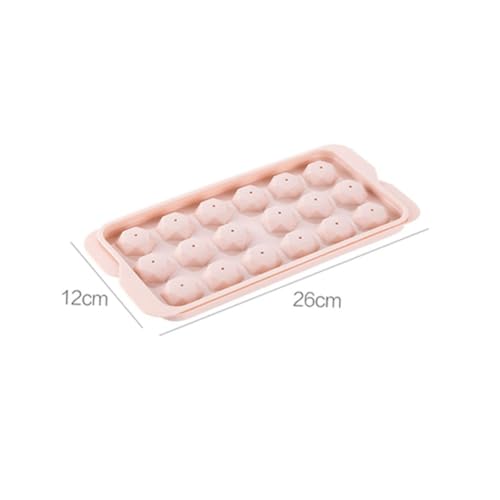 Lurrose moldes para cubos de hielo plástico 4 piezas miniatura 2