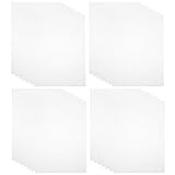 Abaodam Transparentpapier 100 Blatt A4 zum Schreiben und Basteln mit Feiner Struktur für Künstler und Kreative