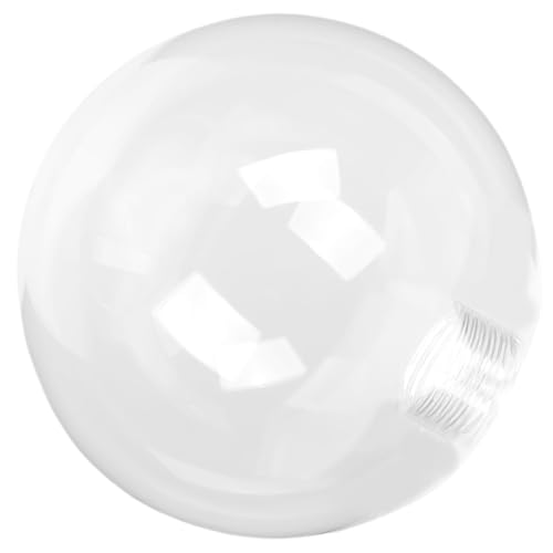 jojofuny Paralume di ricambio in vetro trasparente, 150 mm, trasparente, rotondo, paralume a sfera, per applique, lampadari, lampade a sospensione