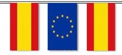 Flag and Banner International Signal Pennant - Nautical Pennants | Official Design | Decorative Maritime Outdoor Decor | Parties, Boats, Restaurants, Docks | Made in USA - Spain & E.U. String Pennants (Pennants: 9 in. x 12 in./String: 60 ft.)