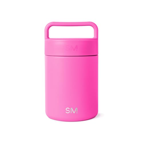 Image of Simple Modern Food Jar for Hot Food | Reusable Stainless Steel Vacuum Insulated Leak Proof Lunch Storage for Smoothie Bowl, Soup, Oatmeal | Provision Collection | 12oz | Raspberry Vibes