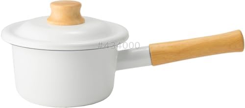 富士ホーロー コットンプラス ミルクパン 14cm ホワイト CTP-14M.W