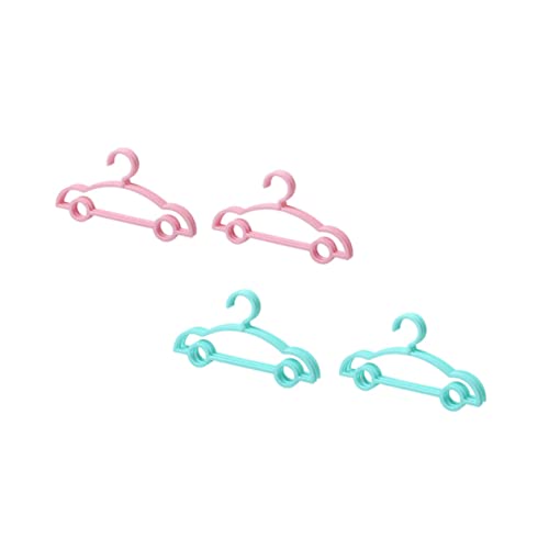 HOOTNEE 10pcs Children Hanger Dress Plastic Clothes Hanger Laundry Hanger Wardrobe Hanger Organizer Heavy Duty Coat Hangers Doll Plastic Kid Hangers Drying Rack Windproof Newborn Pp Resin