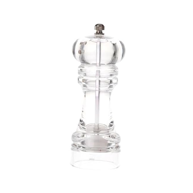 2pcs Manual Pepper Transparent Design Core for Effortless Grinding for Cooking and Entertaining Kitchen Tool Stylish and Functional Seasoning Bottle