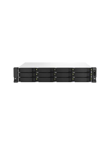 Image of QNAP TS-1264U-RP-4G-US 12 Bay High-Speed Rackmount NAS Intel Celeron N5105 /N5095 4-Core CPU, 4GB DDR4 Memory and 2.5GbE (2.5G /1G /100M) Network Connectivity (Diskless)