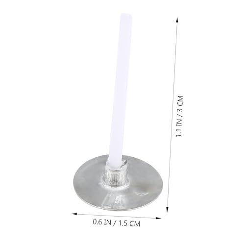 Pabilos para velas con base 500 piezas NUOBESTY miniatura 7