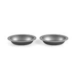 Salter Essentials 2-Piece Oval Deep Dish Set – Non-Stick Coating, Set of 2 Pie Dishes, Durable Carbon Steel, Dishwasher Safe, Easy Clean, Made in the UK, Lightweight, PFOA-Free, Air Fryer & Oven Safe