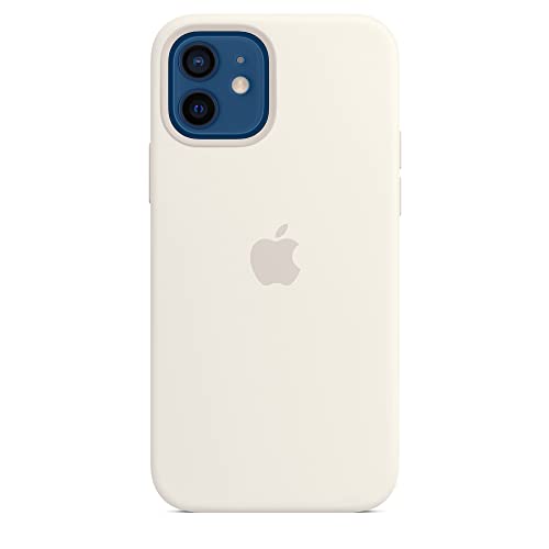 Apple Custodia MagSafe in Silicone (per iPhone 12 | iPhone 12 Pro), Bianco