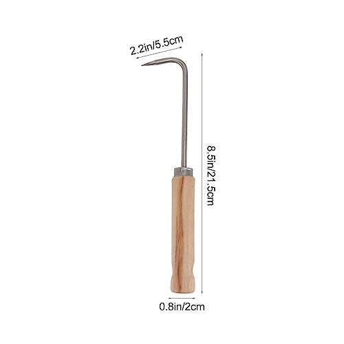YARNOW Removedor de Raíces de Acero con Mango de Madera miniatura 3