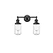 Innovations Lighting 208-BK-G312-LED Dover 2 Light Bath Vanity Light Part of The Franklin Restoration Collection