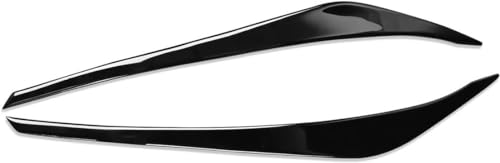 Sourcils de Phare pour Hyundai Elantra 2016-2018 Paire de Paupières en ABS Noir