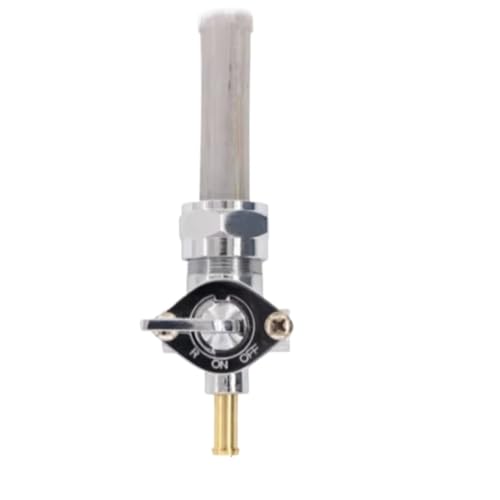 Llave de purga de combustible de 22mm con salida recta para Sportster XLH1100 1986-1987
