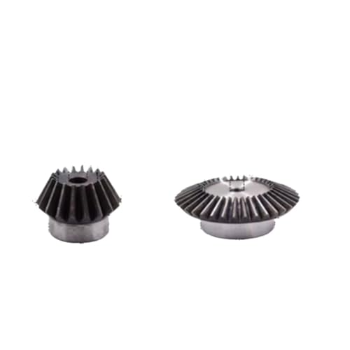 Engrenages coniques 2 modules 18 et 36 dents en acier avec trou 10mm