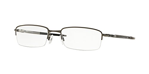 Oakley Men's Ox3111 Rhinochaser Rectangular Prescription Eyeglass Frames, Cement/Demo Lens, 54 mm