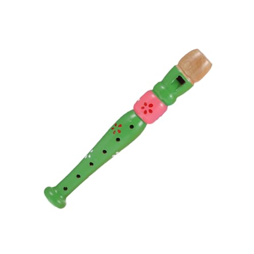 LRXIYODE Hölzerne Blockflöte für Pädagogisches Musikspielzeug mit Buntem Design für Anfänger und Flötenübungen Geschenk für Junge Mädchen und Musikliebhaber