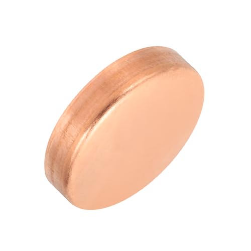 PATIKIL 3 Inch ID Copper Pipe End Cap, Copper Fitting Cap Sweat Plug Solder Connection for Plumbing HVAC Air Conditioner