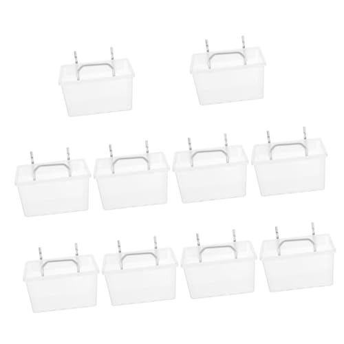 KONTONTY 10pcs Hardware Storage Box Pegboard Organizer Pegboard Bins Garage Organization Bins Pegboard Hook Storage Bins for Nails and Screws Peg Board Accessories Peg Board Basket