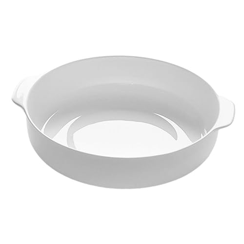 GRIRIW placa binaural horneado rectangular familiar moldes para hornear cacerola sartén pizza pan fruit bowl baking tray bowls bandeja para hornear pan bandeja de hornear cerámica