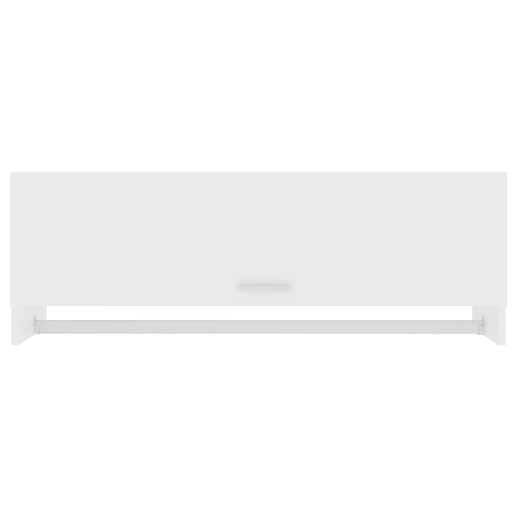 Generico Armadio Bianco 100x32,5x35 cm in Legno Multistrato,Mobili,Armadietti e portaoggetti,Armadi,Bianco,15.44 kg,808233