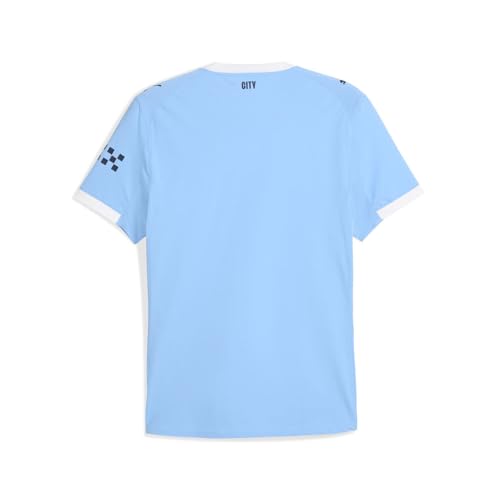 PUMA Mens Manchester City F.C. Crew Neck Short Sleeve Home Jersey Authentic Casual - Blue - Size XXL - image 4