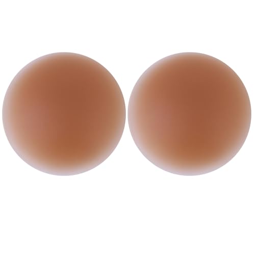 LIFKOME Breast Stickers for Women Breast Pads Covers Pasty Safe Silicone Material Easy to Wear Stay in Place Light Brown