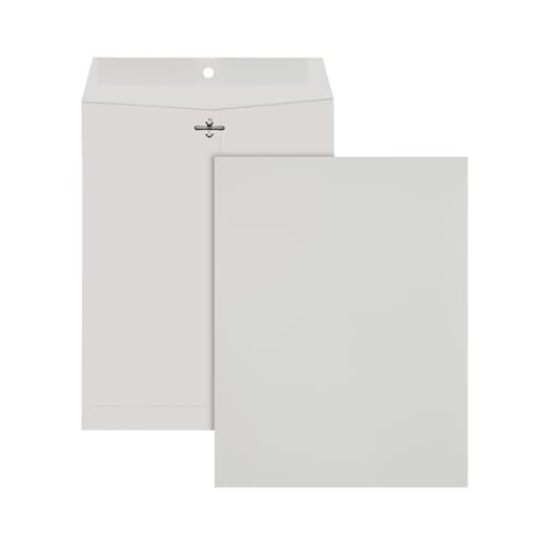 Enveloppes Park 10x13 pouces Executive Gris pour grand format