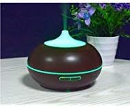 300ml Aroma Essential Oil Diffuser, 7 LED Light Changing Mode, Wood Grain Ultrasonic Cool Mist Humidifier for Office Home Bedroom Living Room Study Yoga Spa