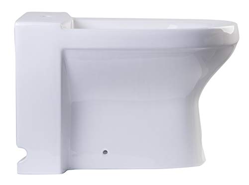 Eago Ja1010 Ceramic Bathroom Bidet With Elongated Seat, White #TOP4