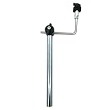TUOREN Electronic Drum Cymbal Mount Holder Metal L-Shaped Cymbal Mounting Arm Percussion Electronic Cymbal Pad Boom Arm Compatible with Roland Electronic Drum Set Accessories
