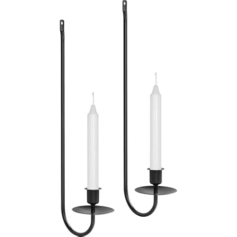 Generic Black Iron Wall Candle Sconces Set of 2 Cover