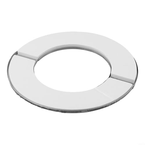 Stainless Steel Decorative Pipe Cover for Shower, Gas Water Heater & Boiler Extractor – Chrome-Plated Rosette Sleeve with Split Design, for Easy-Install(80mm)