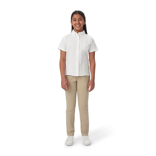 French Toast Girls' Short Sleeve Oxford Shirt