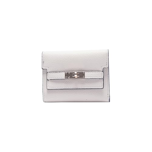 PORRASSO Women Wallet Fashion Leather Purse Card Holder Organizer Ladies Small Wallet Change Pouch White - Main Image