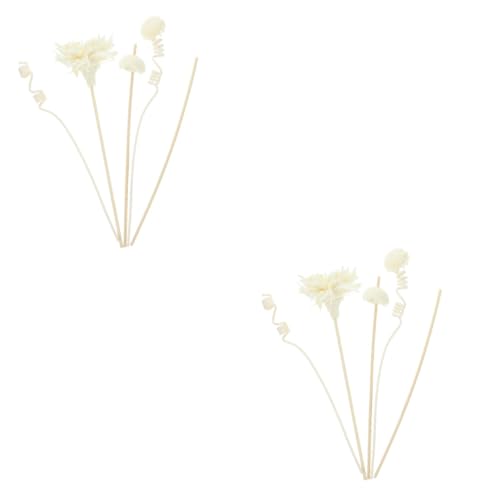 Gatuida 2 Juegos difusores de Fragancia perfumado Barra de Aceite rociar ambientador Natural oleos essenciais Palos difusores domésticos Palos de Aroma reemplazables Flores secas