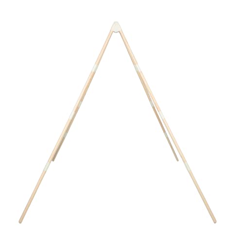 BESPORTBLE Casa de Juegos para niños, Postes de Madera para Carpa, Conectores Triangulares de Refuerzo, Tacos de Madera Dura y Varillas de Soporte Redondas de para Tipi.